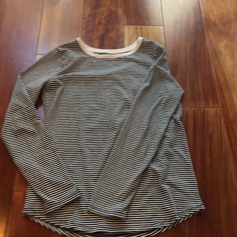 Girls striped long sleeve shirt